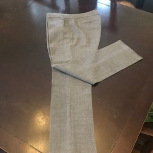 JCrew Campbell Grey Slacks size 0.